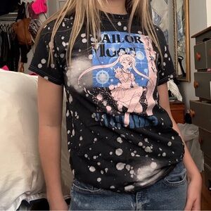 Sailor Moon Black Graphic Tee